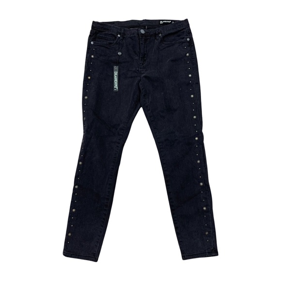 Blank NYC Mid Rise Studded Skinny Faded Jeans - Picture 2 of 8